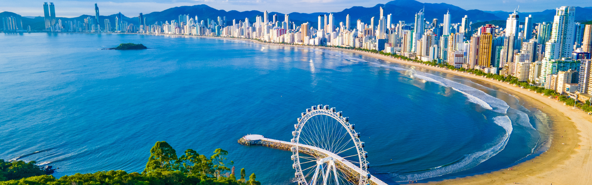 1 dia em Balneário Camboriú - Saindo dos hotéis do centro de Florianópolis