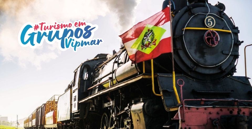 05/06: Roteiro de Inverno - Trem Expresso Goethe - Com visita ao Castelo Britânico e Jantar temático em Nova Veneza