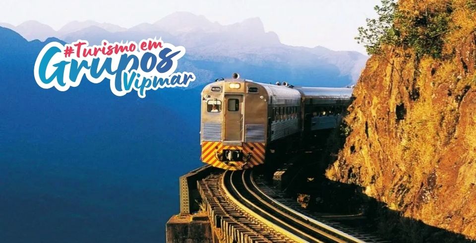 19/09: Tour em Curitiba com Trem Serra do Mar - Passeio de Trem entre as cidades de Curitiba a Morretes com hotel e almoço típico