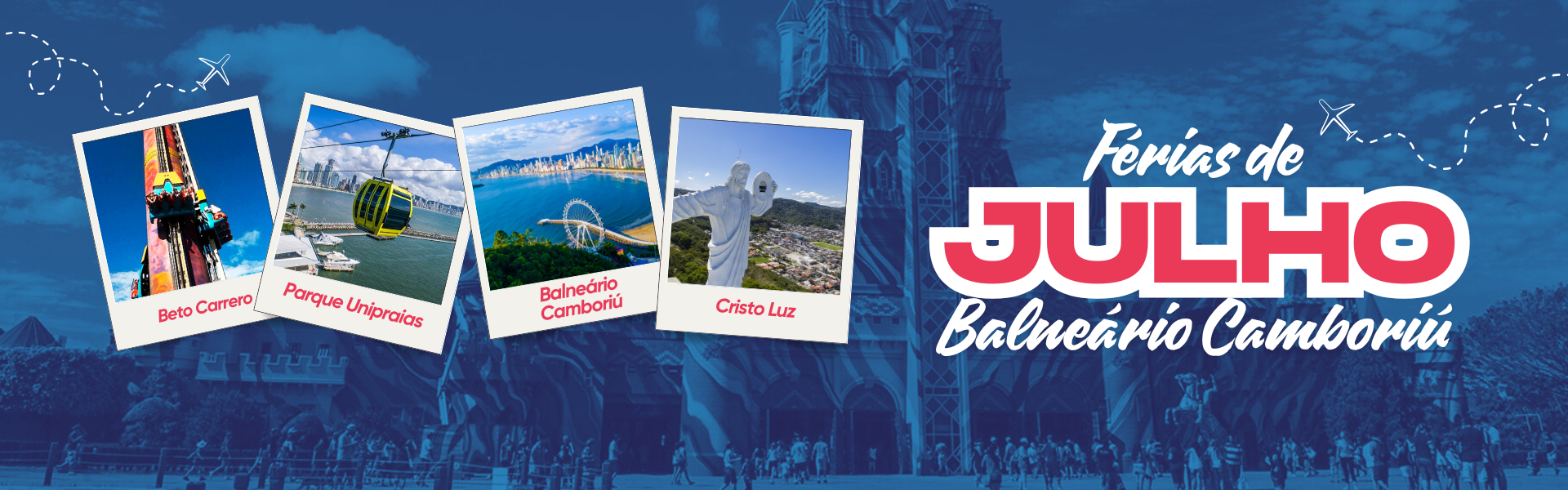 Traslado Aeroporto Navegantes + Beto Carrero World (Com ingresso) + Vip Tour BC com ingresso Unipraias e Cristo Luz